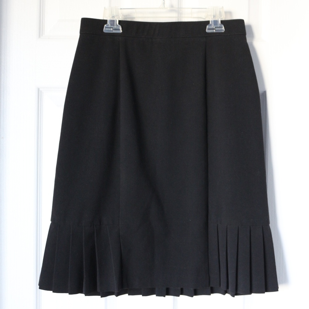 Classic black pencil skirt